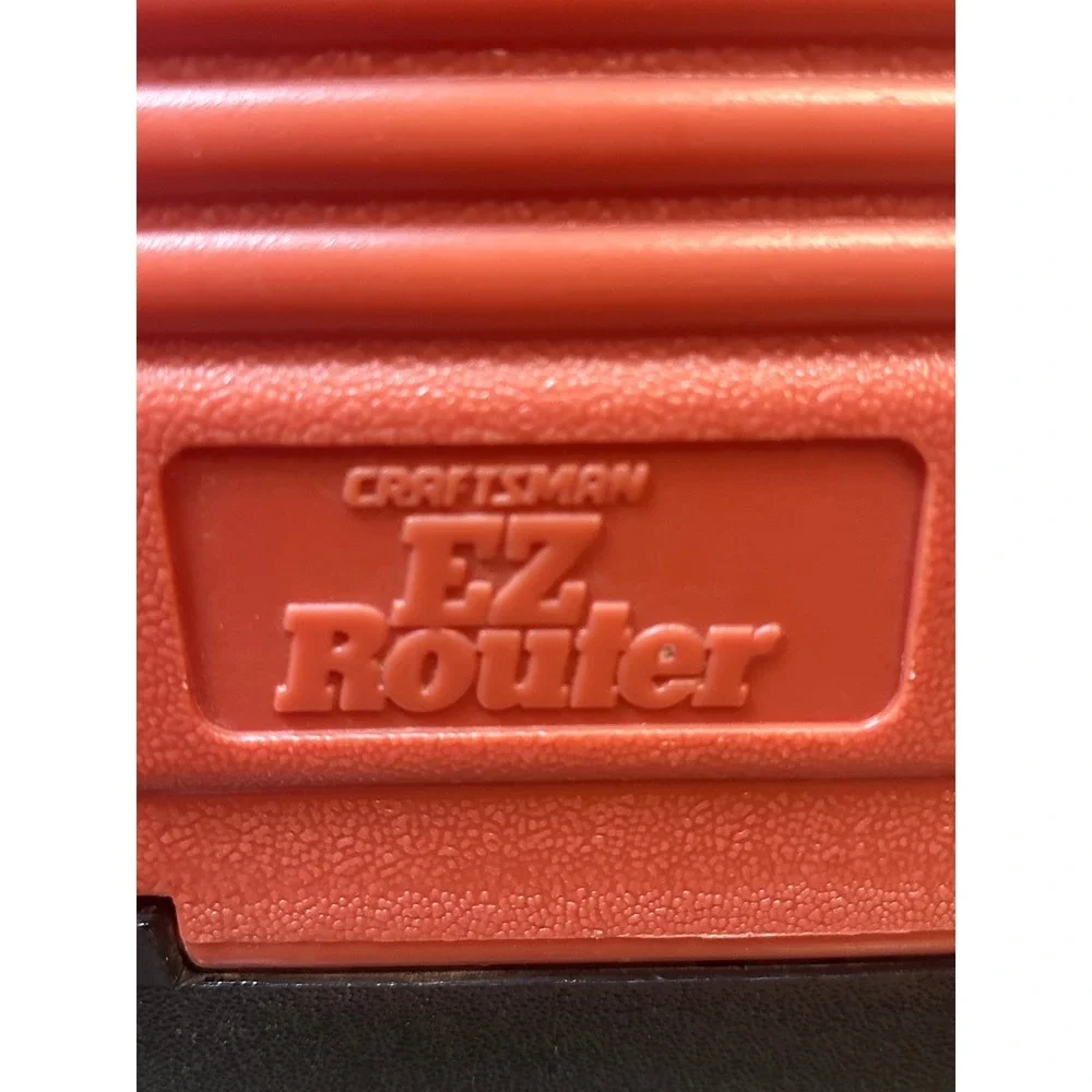 Craftsman EZ Router Carry Case Tool Storage Box Orange Black Organizer - Picture 2 of 9